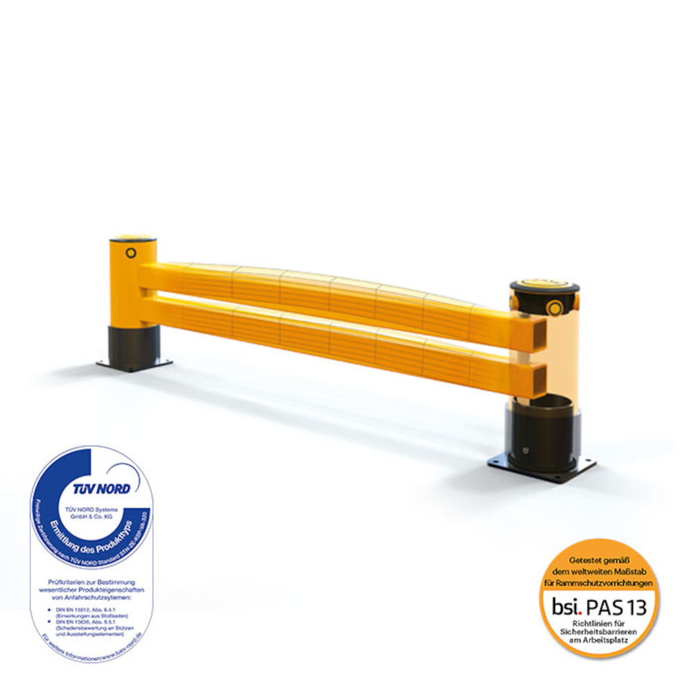 Protection de rack eFlex™ double | Toyota Material Handling